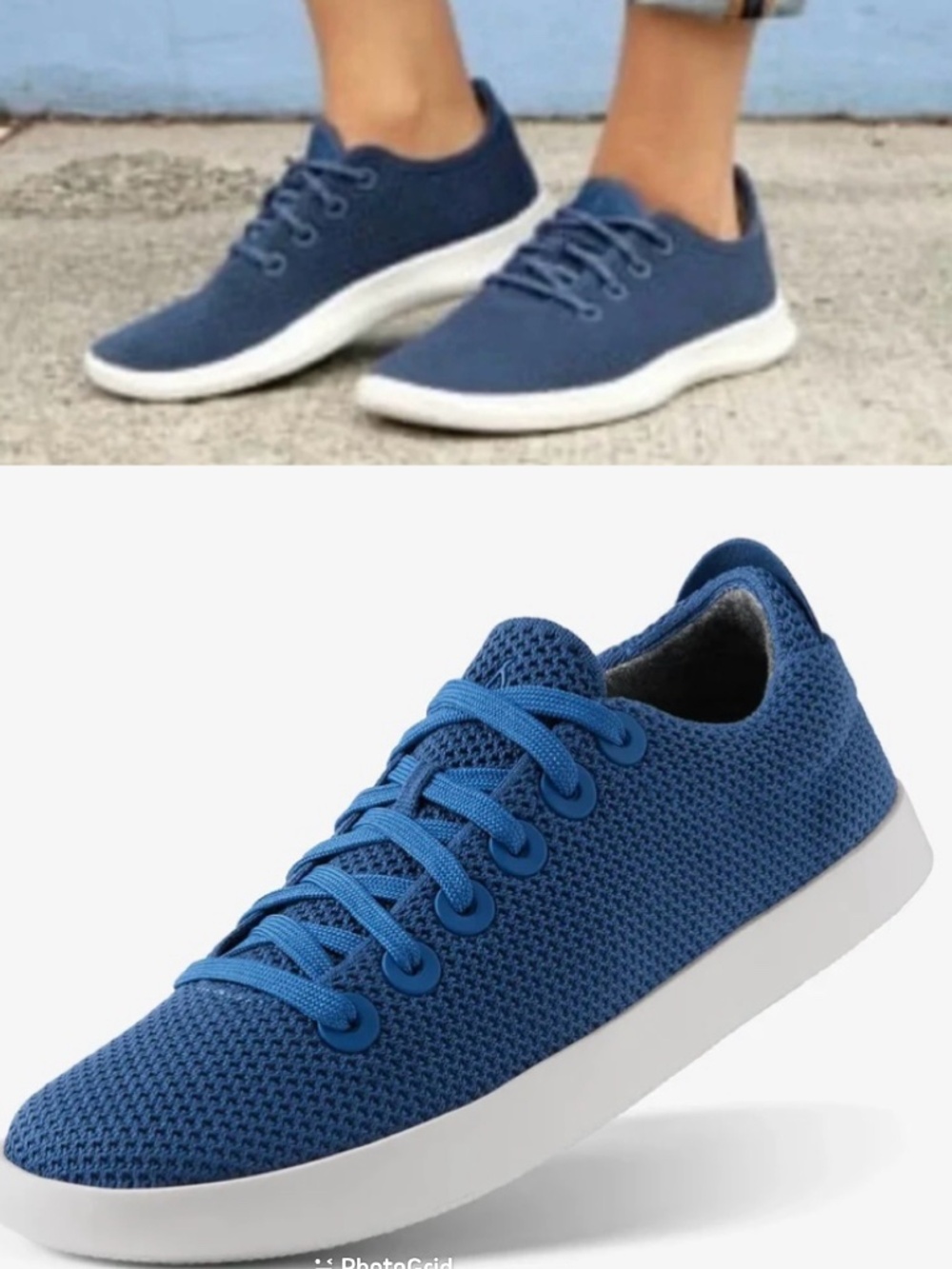 Allbirds Women's Tree Runners Blue Comfort Shoes sneakers size 9